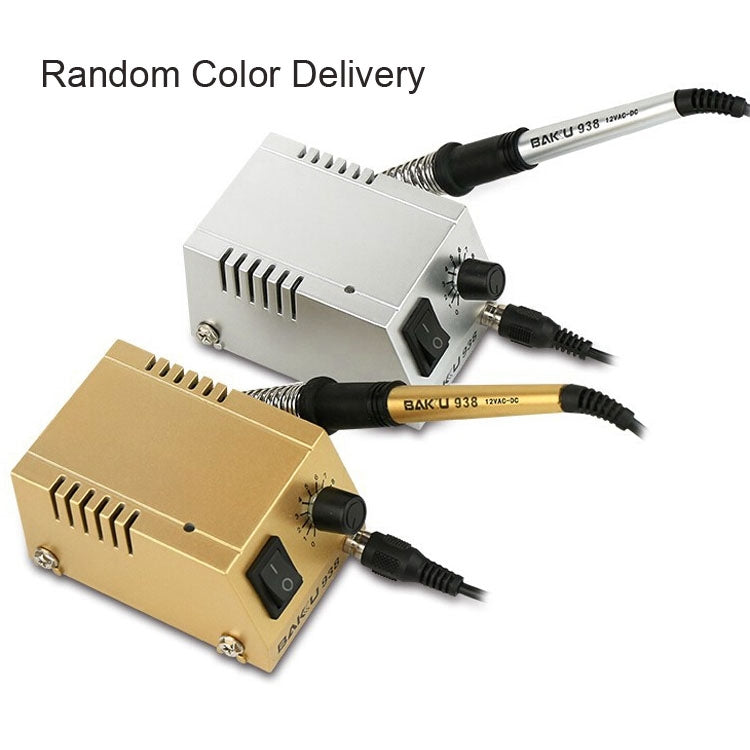BAKU BK-938 AC 220V 1-18W Mini Thermostatic Soldering Station Electric Iron, EU Plug (Random Color Delivery) - free shipping - PMC TechLife - Order now!