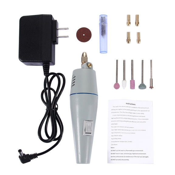 WLXY WL-500B Mini Electric Grinder, 110V-240V, Suitable Drill Chuck: 0.3mm-4.0mm
