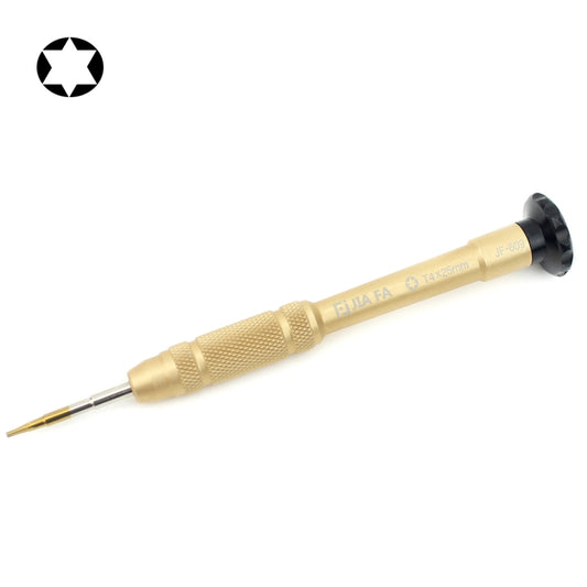 Professional Repair Tool Open Tool 25mm T4 Hex Tip Socket Screwdriver(Gold) - Screwdriver by JIAFA | Online Shopping South Africa | PMC Jewellery | Buy Now Pay Later Mobicred