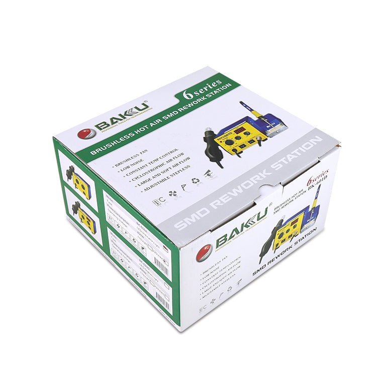 BAKU BK-601D AC 110V LED Display 2 in 1 Hot Air Gun Soldering Iron Soldering Station - free shipping - PMC TechLife - Order now!
