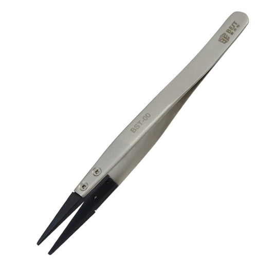 BEST BST-00 Straight Head Tweezers for Mobile Phone / Computer Repair - free shipping - PMC Jewellery - Order now!