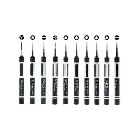 JF-8134 10 in 1 Multi-model Available Metal Mobile Phone Repair Tool Combination Screwdriver - free shipping - PMC Jewellery - Order now!