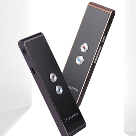 T8 Handheld Pocket Smart Voice Translator Real Time Speech Translation Translator with Dual Mic, Support 33 Languages(Black)