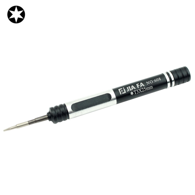 JIAFA JF-608-T3 Torx T3 Mobile Phone Repair Screwdriver (Black) - Screwdriver by JIAFA | Online Shopping South Africa | PMc TechLife | Buy Now Pay Later Mobicred