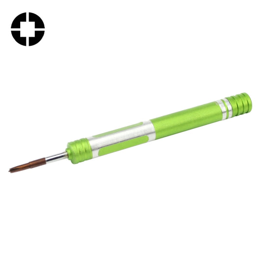 608-2.5 Hollow Cross Tip 2.5 Middle Bezel Repair Screwdriver(Green) - free shipping - PMC Jewellery - Order now!
