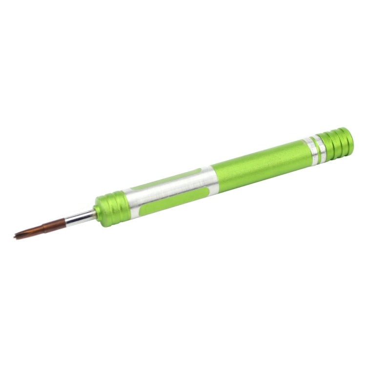 608-2.5 Hollow Cross Tip 2.5 Middle Bezel Repair Screwdriver(Green) - free shipping - PMC Jewellery - Order now!