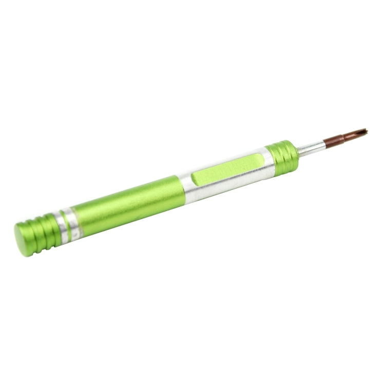 608-2.5 Hollow Cross Tip 2.5 Middle Bezel Repair Screwdriver(Green) - free shipping - PMC Jewellery - Order now!