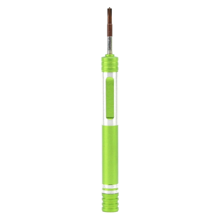 608-2.5 Hollow Cross Tip 2.5 Middle Bezel Repair Screwdriver(Green) - free shipping - PMC Jewellery - Order now!