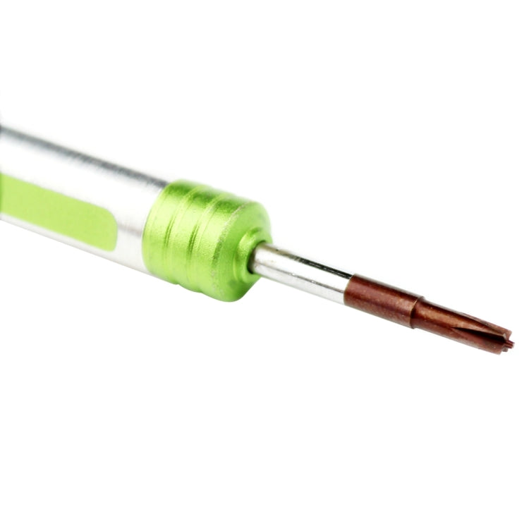 608-2.5 Hollow Cross Tip 2.5 Middle Bezel Repair Screwdriver(Green) - free shipping - PMC Jewellery - Order now!