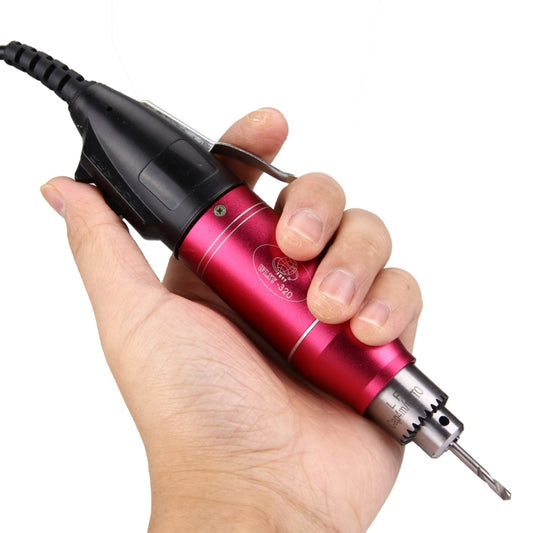 WLXY WL-320 Mini Electric Grinder with Speed Regulation, 110V-240V, Suitable Drill Chuck: 0.3mm-4.0mm, US Plug(Magenta) - free shipping - PMC Jewellery - Order now!