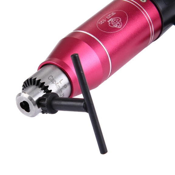 WLXY WL-320 Mini Electric Grinder with Speed Regulation, 110V-240V, Suitable Drill Chuck: 0.3mm-4.0mm, US Plug(Magenta)