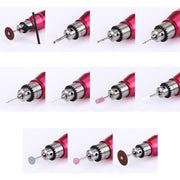 WLXY WL-320 Mini Electric Grinder with Speed Regulation, 110V-240V, Suitable Drill Chuck: 0.3mm-4.0mm, US Plug(Magenta)