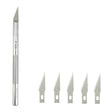 JIAFA JF-621 Metal Carving Knife Professional Mobile Phone Repair Tool with 6 Blades(Silver) - Burin &Cutting Knife by JIAFA | Online Shopping South Africa | PMC TechLife | Buy Now Pay Later Mobicred