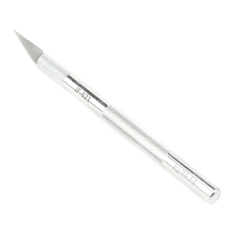 JIAFA JF-621 Metal Carving Knife Professional Mobile Phone Repair Tool with 6 Blades(Silver)