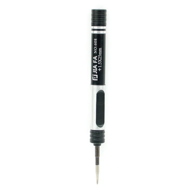 JIAFA JF-608-01 Cross 1.5 Mobile Phone Repair Screwdriver(Black) - Screwdriver by JIAFA | Online Shopping South Africa | PMC TechLife