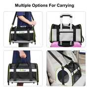 FUNADD Pet Travel Carrier Bag Shoulder Foldable Tote Bag(Grey)
