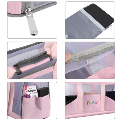 FUNADD Portable Breathable Pet Bag Outdoor Shoulder Tote Bag (Pink) - Pet Bags by FunAdd | Online Shopping South Africa | PMC Jewellery | Buy Now Pay Later Mobicred