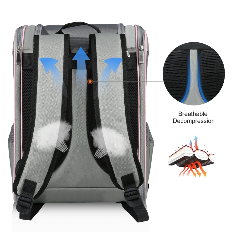 FUNADD Fold Breathable Pet Backpack Outdoor Shoulders Cat Bag (Pink) - free shipping - PMC Jewellery - Order now!