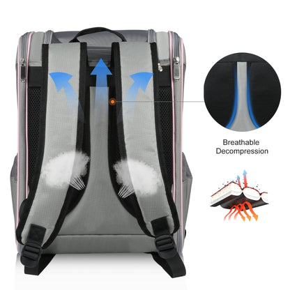 FUNADD Fold Breathable Pet Backpack Outdoor Shoulders Cat Bag (Pink) - free shipping - PMC Jewellery - Order now!
