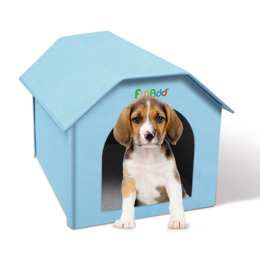 FUNADD Extra Large Folding Weatherproof Pet Houses with Removable Mat (Blue) - Pet Houses & Accessories by FunAdd | Online Shopping South Africa | PMC Jewellery | Buy Now Pay Later Mobicred