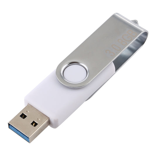 8GB Twister USB 3.0 Flash Disk USB Flash Drive (White) - USB Flash Drives by PMC Jewellery | Online Shopping South Africa | PMC Jewellery | Buy Now Pay Later Mobicred