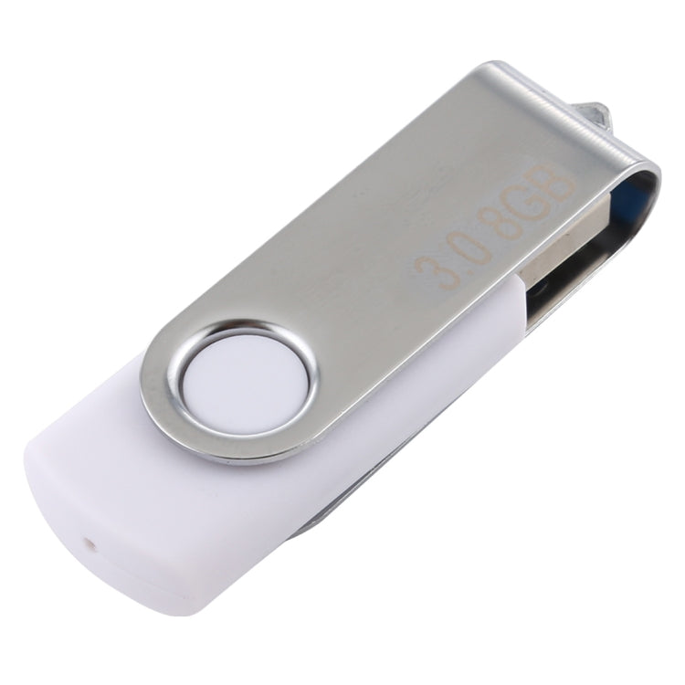 8GB Twister USB 3.0 Flash Disk USB Flash Drive (White) - USB Flash Drives by PMC Jewellery | Online Shopping South Africa | PMC Jewellery | Buy Now Pay Later Mobicred