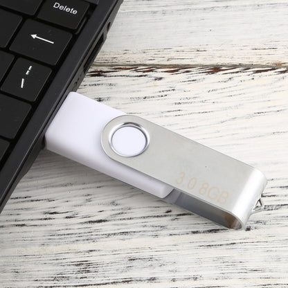 8GB Twister USB 3.0 Flash Disk USB Flash Drive (White) - USB Flash Drives by PMC Jewellery | Online Shopping South Africa | PMC Jewellery | Buy Now Pay Later Mobicred