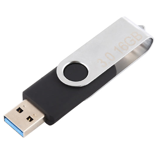 16GB Twister USB 3.0 Flash Disk USB Flash Drive (Black) - USB Flash Drives by PMC Jewellery | Online Shopping South Africa | PMC Jewellery | Buy Now Pay Later Mobicred