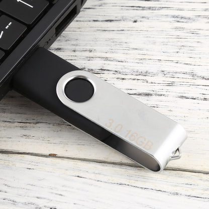 16GB Twister USB 3.0 Flash Disk USB Flash Drive (Black) - USB Flash Drives by PMC Jewellery | Online Shopping South Africa | PMC Jewellery | Buy Now Pay Later Mobicred