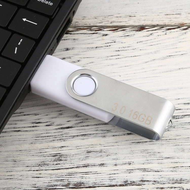 16GB Twister USB 3.0 Flash Disk USB Flash Drive (White) - free shipping - PMC Jewellery - Order now!