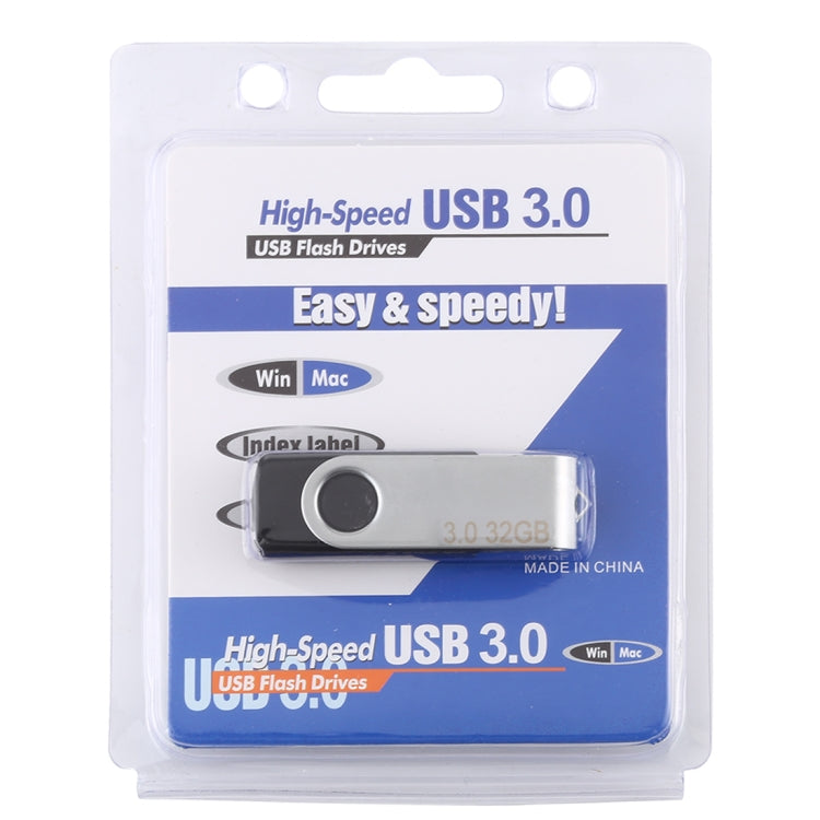 32GB Twister USB 3.0 Flash Disk USB Flash Drive (Black) - USB Flash Drives by PMC Jewellery | Online Shopping South Africa | PMC Jewellery | Buy Now Pay Later Mobicred