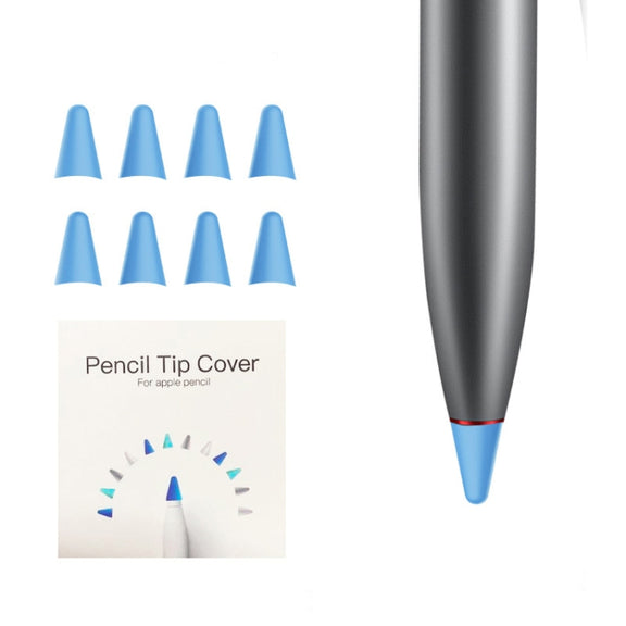 8 PCS Non-slip Mute Wear-resistant Nib Cover for M-pencil Lite (Dark Blue)