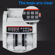 2108UV/IR 110V Portable Multi-Currency Money Counter, Specification: US Plug