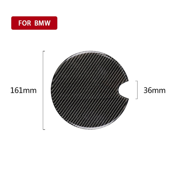 Car Fuel Tank Cover Carbon Fiber Decorative Sticker for BMW Mini Cooper R50 / R52 / R55 / R56 / R57 / R58 / R59 / R60 / R61 / F55 / F56