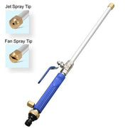 Garden Lawn Irrigation High Pressure Hose Spray Nozzle Car Wash Cleaning Tools Set (Orange)