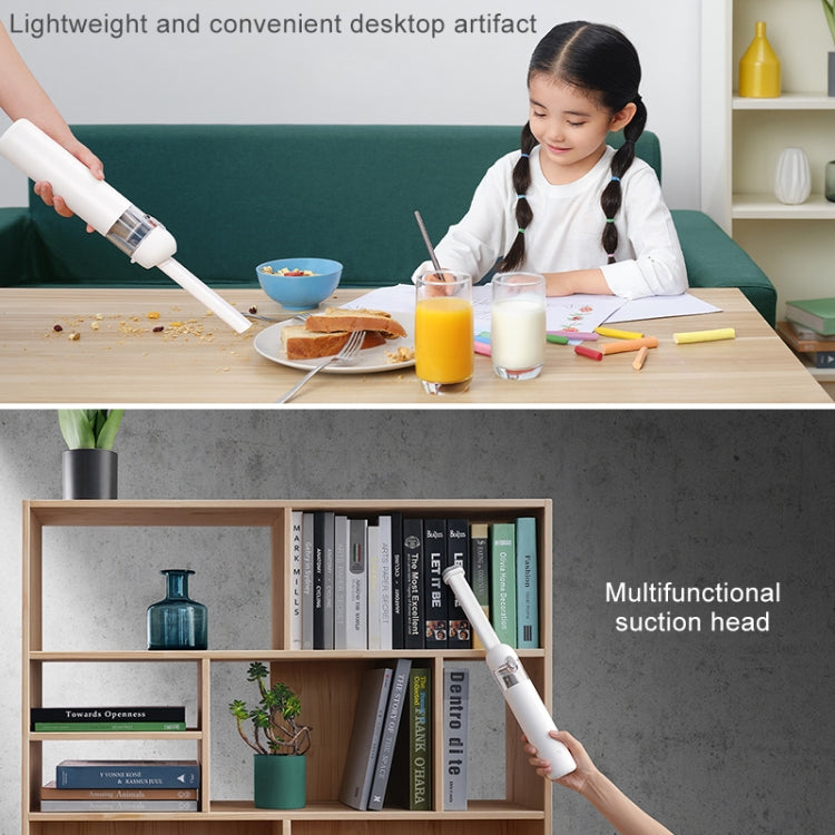 Original Xiaomi Mijia 120W 13000Pa Portable Handheld Car Home Vacuum Cleaner Dust Catcher Cleaning Tools(White) - free shipping - PMC TechLife - Order now!