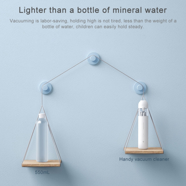 Original Xiaomi Mijia 120W 13000Pa Portable Handheld Car Home Vacuum Cleaner Dust Catcher Cleaning Tools(White) - free shipping - PMC TechLife - Order now!