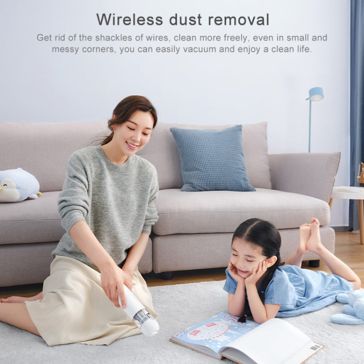 Original Xiaomi Mijia 120W 13000Pa Portable Handheld Car Home Vacuum Cleaner Dust Catcher Cleaning Tools(White)