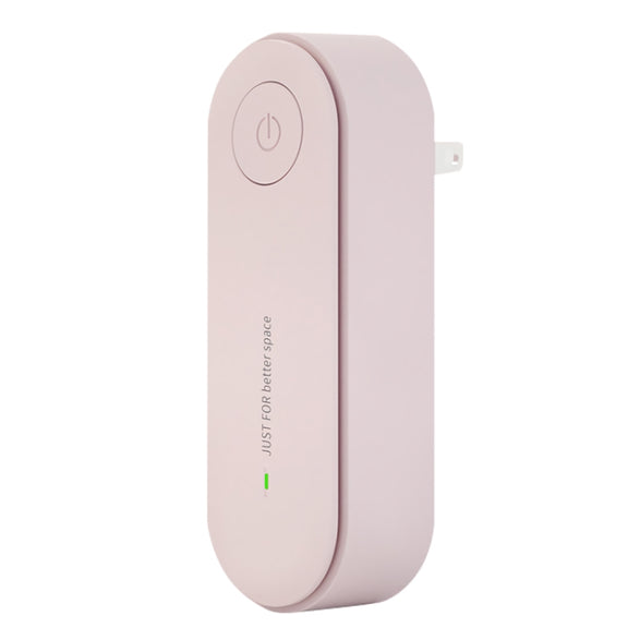 Mini Household Wireless Ultrasonic Deodorizer Vacuum Cleaner Dust Mite Controller, US Plug(Pink)