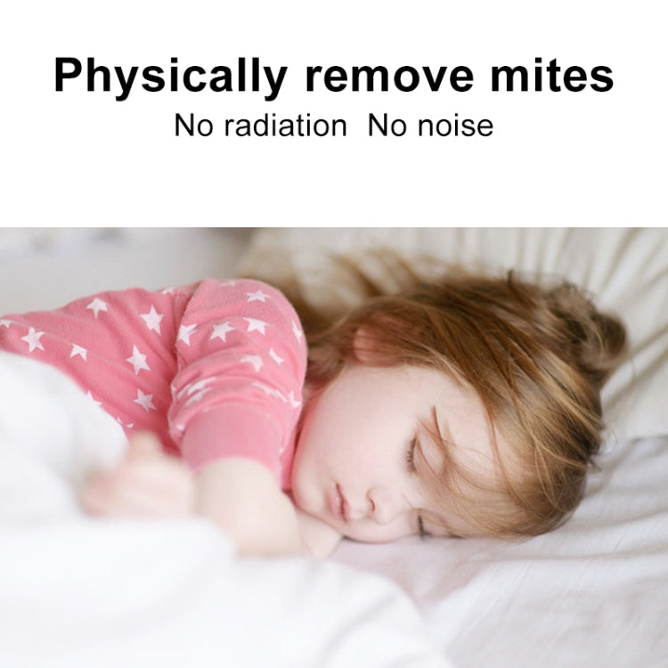 Mini Household Wireless Ultrasonic Deodorizer Vacuum Cleaner Dust Mite Controller, US Plug(Pink)