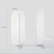 Mini Household Wireless Ultrasonic Deodorizer Vacuum Cleaner Dust Mite Controller, US Plug(Green)