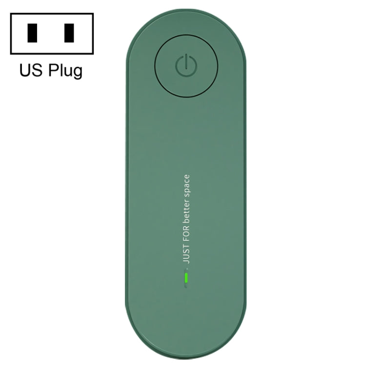 Mini Household Wireless Ultrasonic Deodorizer Vacuum Cleaner Dust Mite Controller, US Plug(Green) - free shipping - PMC TechLife - Order now!