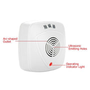 Household Wireless Ultrasonic Mites Removal Instrument Bed Vacuum Cleaner Mites Removal and Sterilization, US Plug(White)