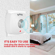 Household Wireless Ultrasonic Mites Removal Instrument Bed Vacuum Cleaner Mites Removal and Sterilization, US Plug(White)
