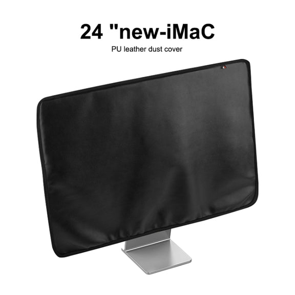 For 24 inch Apple iMac Portable Dustproof Cover Desktop Apple Computer LCD Monitor Cover with Storage Bag(Red)