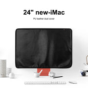 For 24 inch Apple iMac Portable Dustproof Cover Desktop Apple Computer LCD Monitor Cover with Storage Bag(Red)