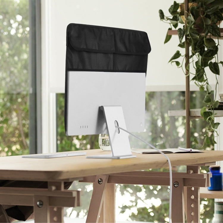 For 24 inch Apple iMac Portable Dustproof Cover Desktop Apple Computer LCD Monitor Cover with Storage Bag(Red)