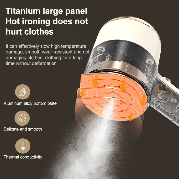 GT-01 33W Handheld Garment Steamer Electric Iron, EU Plug (White) - free shipping - PMC TechLife - Order now!