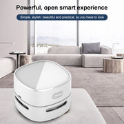 4W Hardcover Rechargeable Style Portable Handheld Wireless Mini Desktop Vacuum Cleaner(White)
