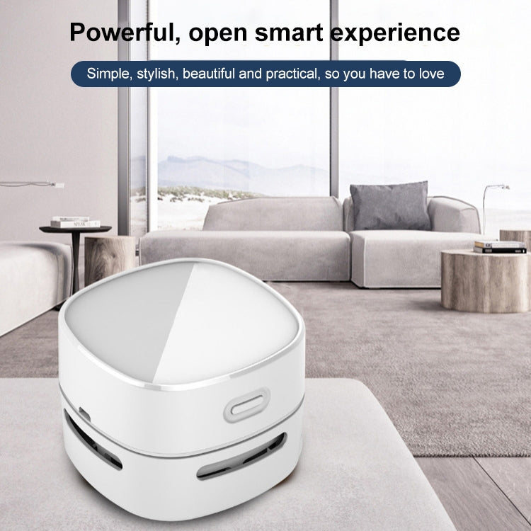4W Hardcover Rechargeable Style Portable Handheld Wireless Mini Desktop Vacuum Cleaner(Red)